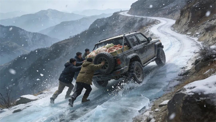 深山扎营战低温  电力铁军筑根基